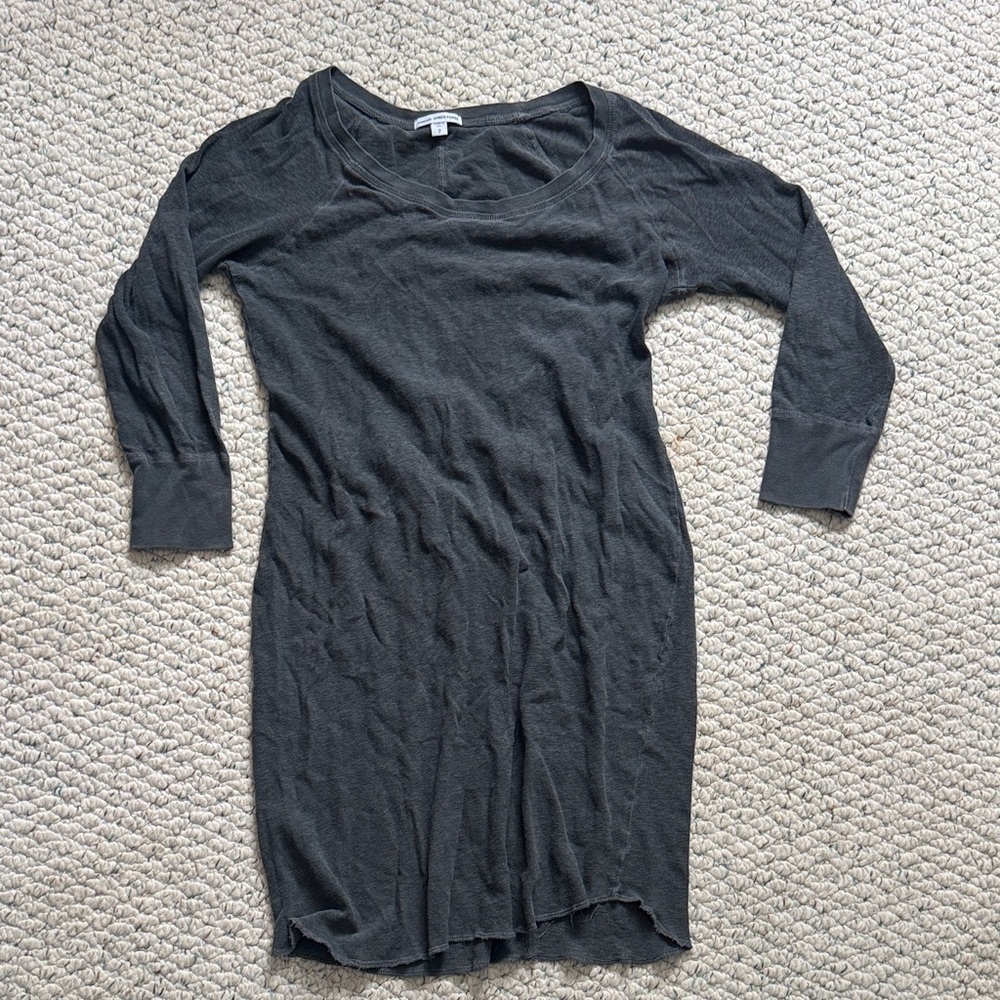 James Perse Charcoal Gray Dress
